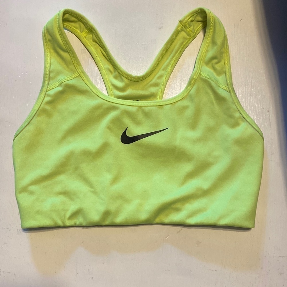 NIKE womens dri-fit sports bra; size small